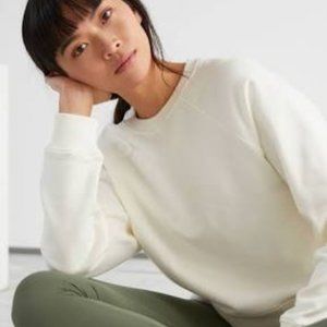 & Other Stories White Terry Sweatshirt